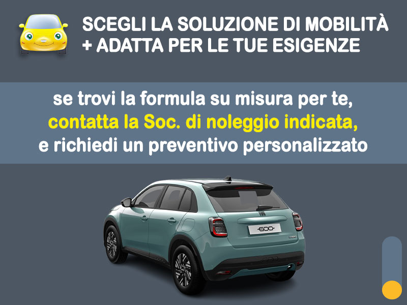 Offerta SUV e CrossOver Noleggio FIAT 600 hybrid = l'offerta promozionale del broker Medicredit Rent con canone scontato | Ottobre - Novembre 2025 Ibrida - benzina (MHEV)  foto 3