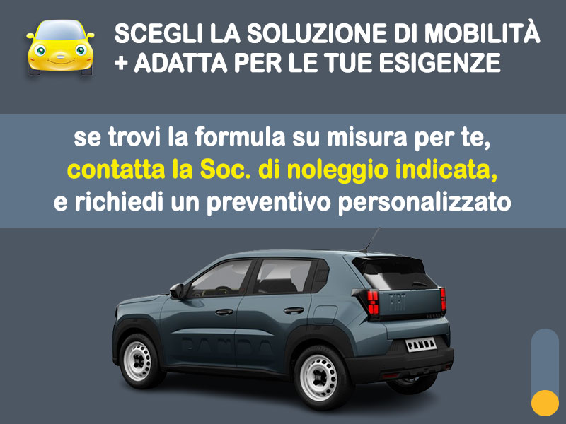 Offerta SUV e CrossOver noleggio FIAT GRANDE PANDA Hybrid: offerta promo Take Away in pronta consegna [aprile 2026] Ibrida - benzina (MHEV)  foto 3