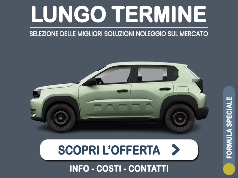 Offerta SUV e CrossOver Noleggio FIAT GRANDE PANDA Benzina Pop: l'offerta del broker Medicredit Rent con la formula speciale 