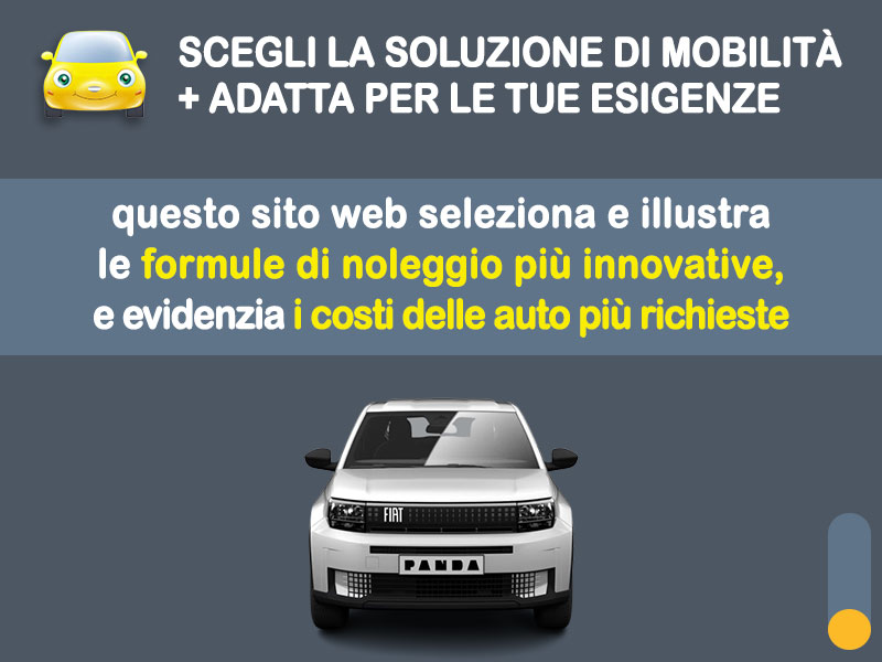 Offerta SUV e CrossOver Noleggio lungo termine FIAT GRANDE PANDA: l'offerta di MT Motors con valutazione dello scoring finanziario più flessibile Benzina  foto 1