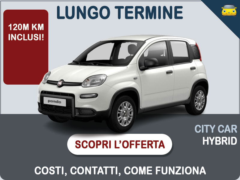 Offerta City car Noleggio FIAT PANDA 1.0 FireFly Hybrid: scopriamo l'offerta promossa dal broker Medicredit Rent Ibrida - benzina (MHEV)  foto 0