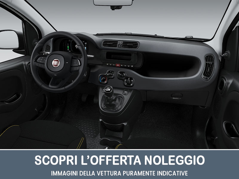 Offerta City car Noleggio FIAT PANDA 1.0 FireFly Hybrid: scopriamo l'offerta promossa dal broker Medicredit Rent Ibrida - benzina (MHEV)  foto 4
