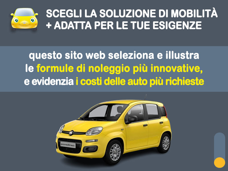 Offerta City car Noleggio FIAT PANDINA in pronta consegna: l'offerta stock del broker Medicredit Rent Ibrida - benzina (MHEV)  foto 1