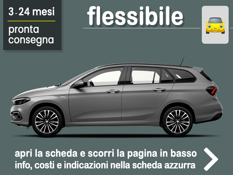 Offerta Station wagon Noleggio FIAT TIPO SW 1.3 MultiJet in pronta consegna: scopri l’offerta flessibile promossa da Medicredit Rent Diesel  foto 0