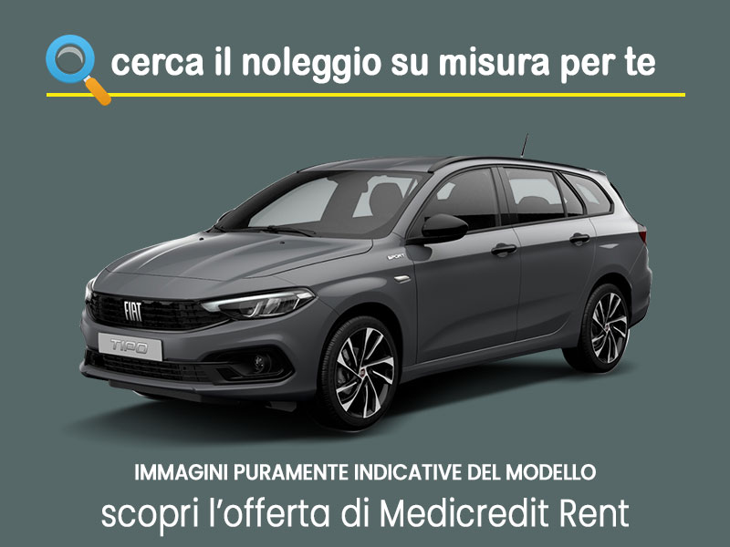 Offerta Station wagon Noleggio FIAT TIPO SW 1.3 MultiJet in pronta consegna: scopri l’offerta flessibile promossa da Medicredit Rent Diesel  foto 3
