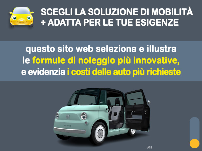 Offerta Minicar noleggio FIAT TOPOLINO [aprile 2026] Elettrica  foto 1