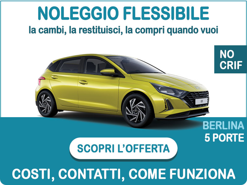 Offerta Berlina Noleggio flessibile HYUNDAI i20 GPL: l'offerta di Medicredit Rent disponibile anche per segnalati in Crif e soc. neocostituite GPL  foto 0