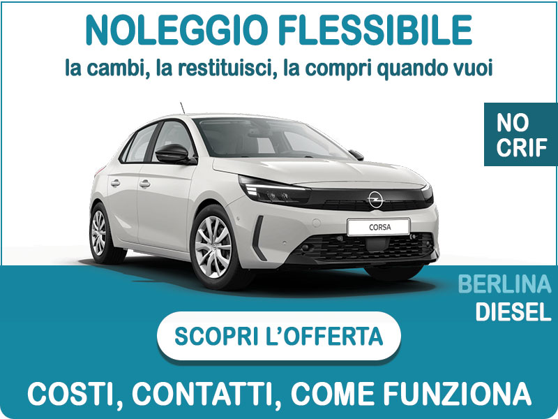 Offerta Berlina Noleggio flessibile OPEL CORSA Diesel 100CV Edition: l'offerta di Medicredit Rent disponibile anche per segnalati in Crif e soc. neocostituite Diesel  foto 0