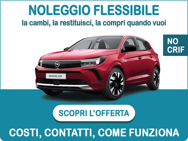 Offerta SUV e CrossOver Noleggio flessibile OPEL GRANDLAND GS Line: l'offerta di Medicredit Rent disponibile anche per segnalati in Crif e soc. neocostituite Benzina  foto 0