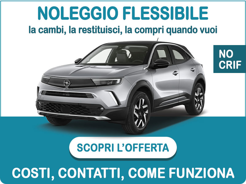 Offerta SUV e CrossOver Noleggio flessibile OPEL MOKKA Elegance: l'offerta di Medicredit Rent disponibile anche per segnalati in Crif e soc. neocostituite Benzina  foto 0