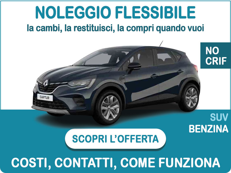 Offerta SUV e CrossOver Noleggio flessibile RENAULT CAPTUR 90CV Equilibre: l'offerta di Medicredit Rent disponibile anche per segnalati in Crif e soc. neocostituite Benzina  foto 0