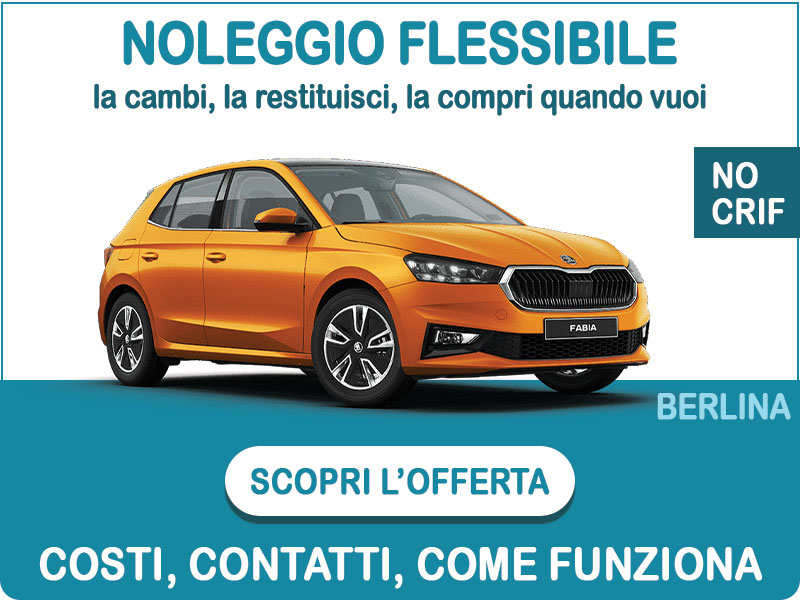 Offerta Berlina Noleggio flessibile ŠKODA FABIA 95CV Ambition: l'offerta di Medicredit Rent disponibile anche per segnalati in Crif e soc. neocostituite Benzina  foto 0