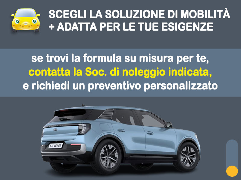 Offerta SUV e CrossOver FORD EXPLORER SUV elettrico: la quotazione più aggiornata del broker Medicredit Rent per il noleggio a lungo termine [febbraio 2026] Elettrica  foto 3