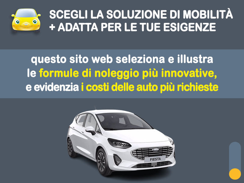 Offerta Berlina Noleggio lungo termine FORD FIESTA EcoBoost hybrid: l'offerta di MT Motors con valutazione dello scoring finanziario più flessibile Ibrida - benzina (MHEV)  foto 1
