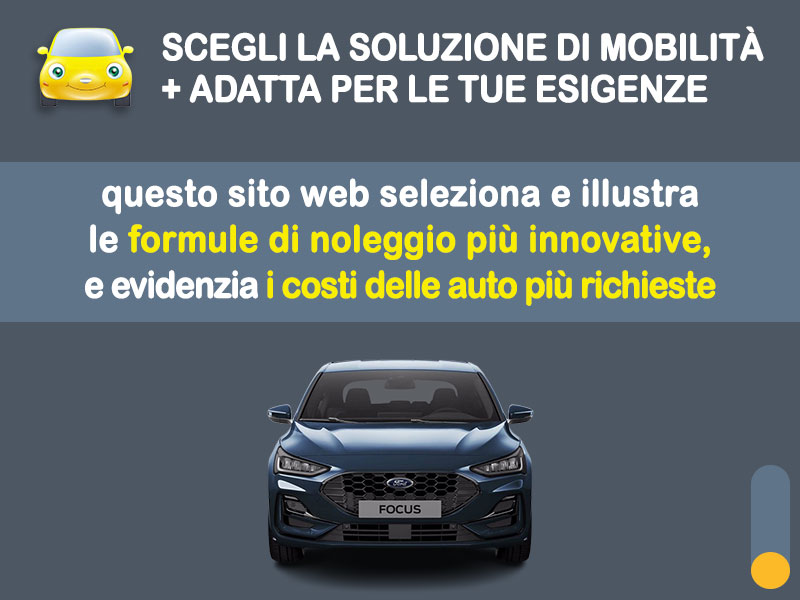 Offerta Berlina Noleggio lungo termine FORD FOCUS EcoBoost hybrid: l'offerta di MT Motors con valutazione dello scoring finanziario più flessibile Ibrida - benzina (MHEV)  foto 1