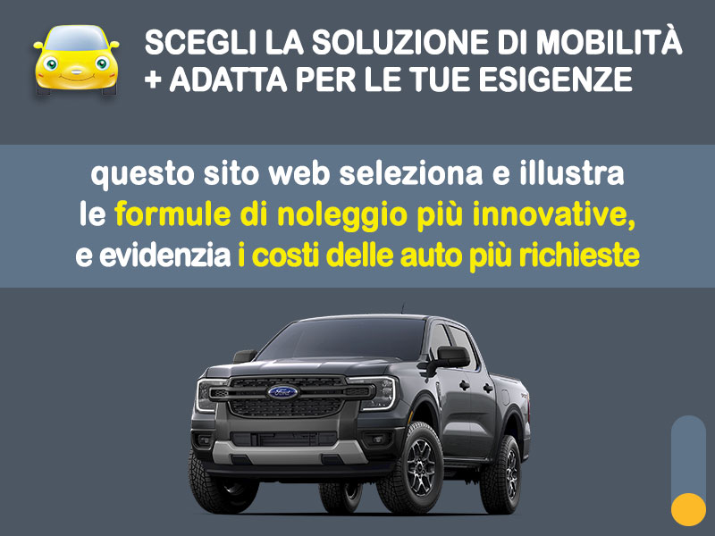 Offerta Pick Up Noleggio FORD RANGER 2.0 EcoBlue in pronta consegna: l'offerta stock del broker Medicredit Rent Diesel  foto 1