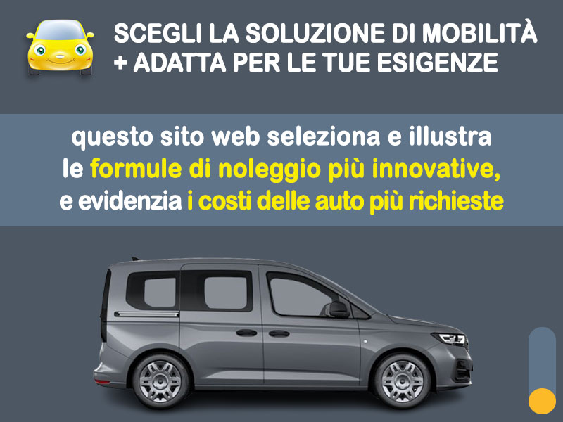 Offerta Monovolume e Multispazio Noleggio lungo termine FORD TOURNEO Connect: l'offerta di MT Motors con valutazione dello scoring finanziario più flessibile Diesel  foto 1