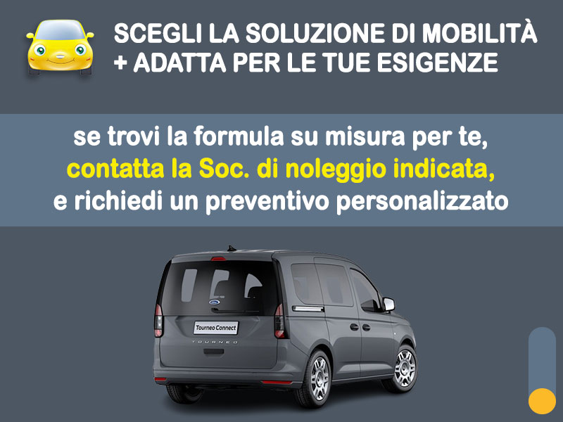 Offerta Monovolume e Multispazio Noleggio lungo termine FORD TOURNEO Connect: l'offerta di MT Motors con valutazione dello scoring finanziario più flessibile Diesel  foto 3