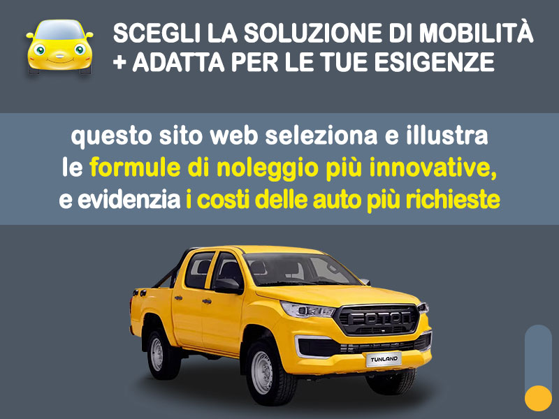 Offerta Pick Up Noleggio FOTON TUNLAND G7 2.0 TDI in pronta consegna: l'offerta stock del broker Medicredit Rent Diesel  foto 1
