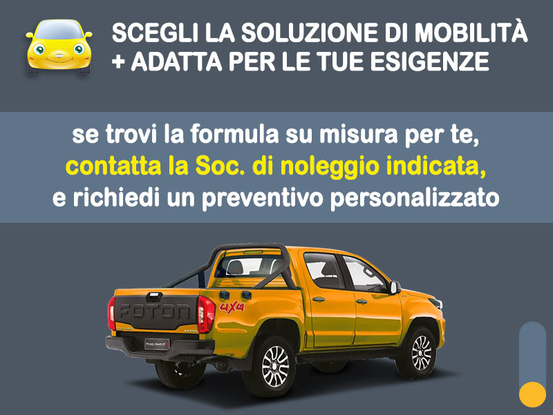 Offerta Pick Up Noleggio FOTON TUNLAND G7 2.0 TDI in pronta consegna: l'offerta stock del broker Medicredit Rent Diesel  foto 3