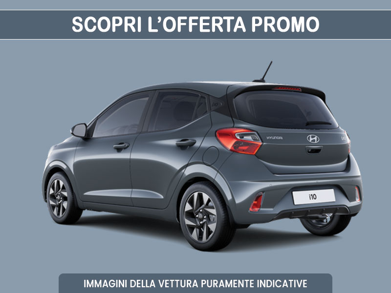 Offerta City car Noleggio HYUNDAI i10 1.0 MPI AT Connectline: scopriamo l'offerta promossa dal broker Medicredit Rent, con 1° canone omaggio Benzina  foto 1