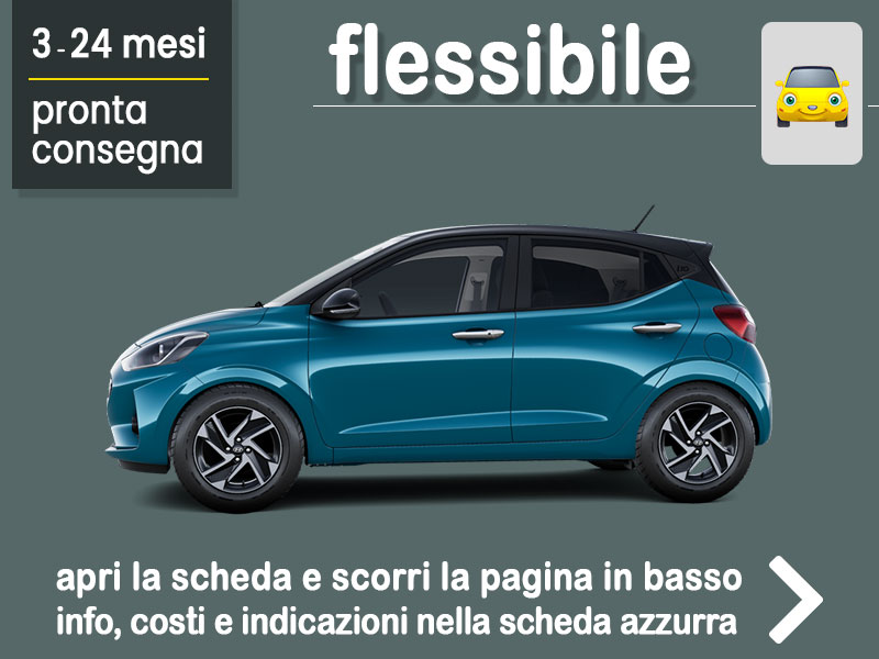 Offerta City car Noleggio HYUNDAI i10 Tech + Connect 1.0 GPL 2WD in pronta consegna: scopri l’offerta flessibile promossa da Medicredit Rent GPL  foto 0