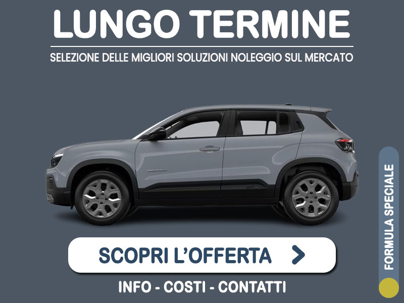 Offerta SUV e CrossOver Noleggio JEEP AVENGER e-Hybrid automatica: l'offerta del broker Medicredit Rent con la formula speciale 