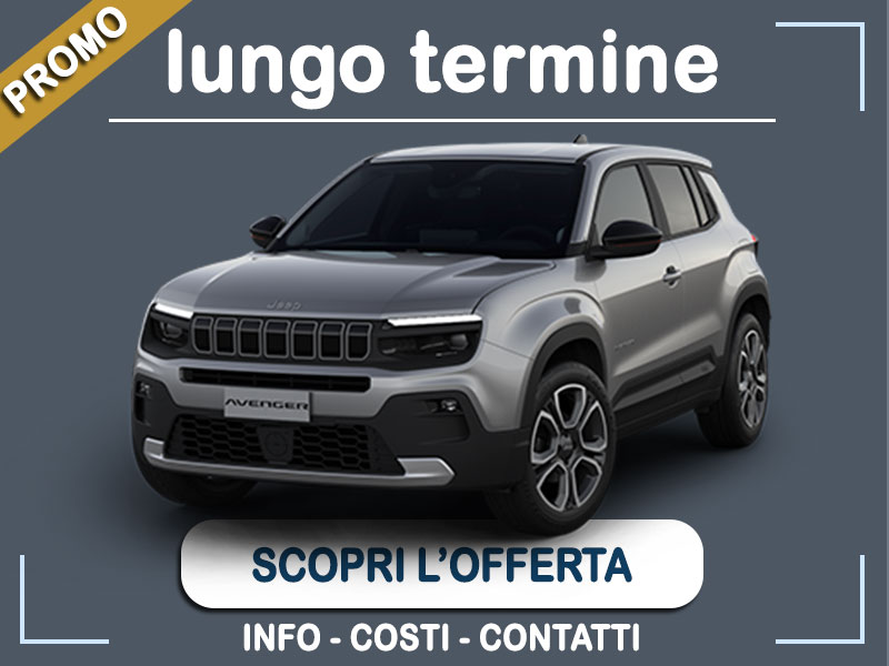 Offerta SUV e CrossOver Noleggio auto in promozione: JEEP AVENGER 1.2 Turbo Altitude = l'offerta speciale del broker Medicredit Rent, con tariffa scontata Benzina  foto 0