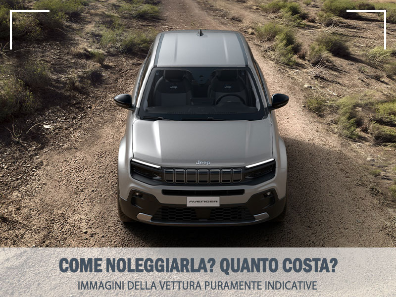 Offerta SUV e CrossOver Noleggio auto in promozione: JEEP AVENGER 1.2 Turbo Altitude = l'offerta speciale del broker Medicredit Rent, con tariffa scontata Benzina  foto 3