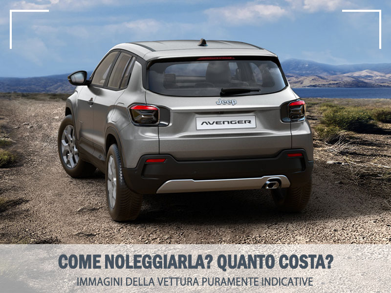 Offerta SUV e CrossOver Noleggio auto in promozione: JEEP AVENGER 1.2 Turbo Altitude = l'offerta speciale del broker Medicredit Rent, con tariffa scontata Benzina  foto 4