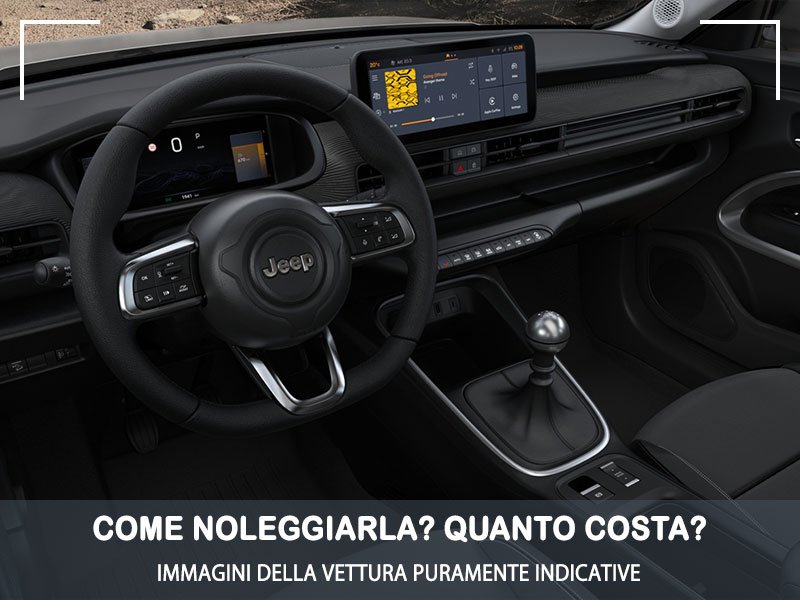Offerta SUV e CrossOver Noleggio auto in promozione: JEEP AVENGER 1.2 Turbo Altitude = l'offerta speciale del broker Medicredit Rent, con tariffa scontata Benzina  foto 5