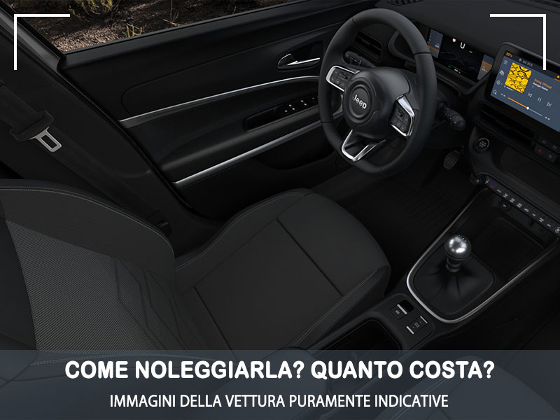 Offerta SUV e CrossOver Noleggio auto in promozione: JEEP AVENGER 1.2 Turbo Altitude = l'offerta speciale del broker Medicredit Rent, con tariffa scontata Benzina  foto 8
