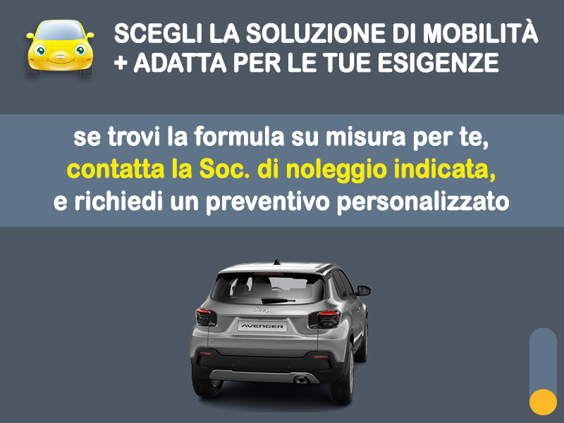 Offerta SUV e CrossOver Noleggio lungo termine JEEP AVENGER e-Hybrid: l'offerta di MT Motors con valutazione dello scoring finanziario più flessibile Ibrida - benzina (MHEV)  foto 3