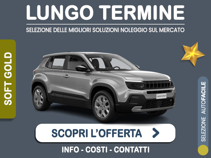 Offerta SUV e CrossOver Noleggio lungo termine JEEP AVENGER e-Hybrid: l'offerta di MT Motors con valutazione dello scoring finanziario più flessibile Ibrida - benzina (MHEV)  foto 0
