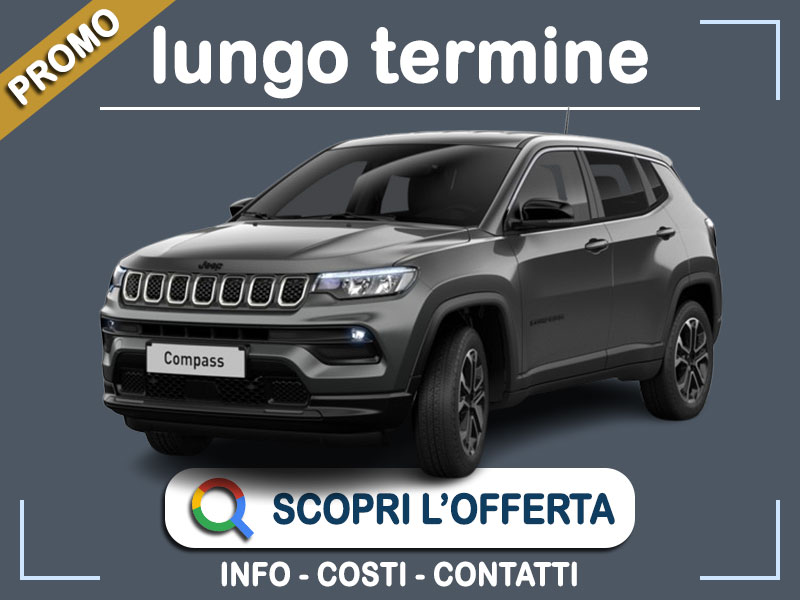 Offerta SUV e CrossOver Noleggio auto in promozione: JEEP COMPASS 1.6 Mjt 96kW Limited = l'offerta speciale del broker Medicredit Rent, con tariffa scontata Diesel  foto 0