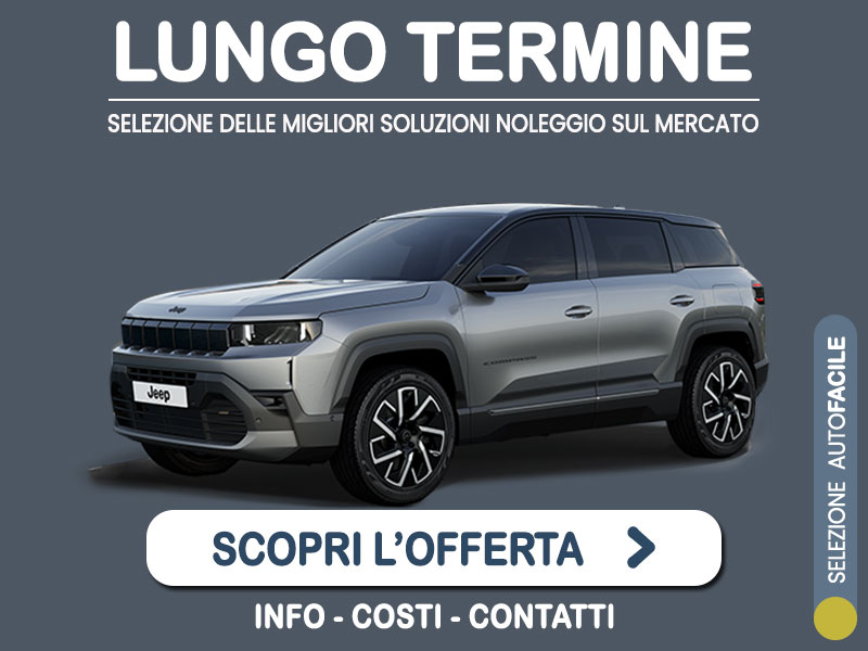 Offerta SUV e CrossOver JEEP COMPASS Plug-in Hybrid: la quotazione più aggiornata del broker Medicredit Rent per il noleggio a lungo termine [primavera 2026] Plug-in Hybrid  foto 0