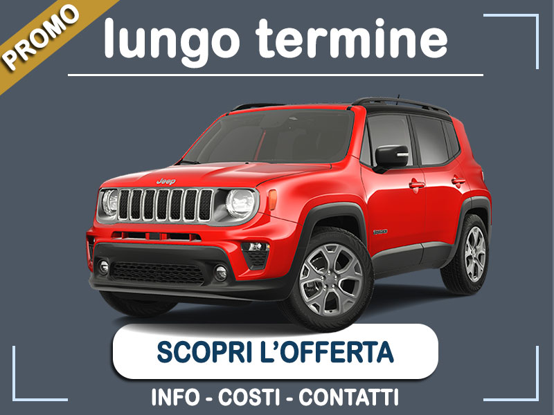 Offerta SUV e CrossOver Noleggio auto in promozione: JEEP RENEGADE 1.5 T4 MHEV DDCT = l'offerta speciale del broker Medicredit Rent, con tariffa scontata Ibrida - benzina (MHEV)  foto 0