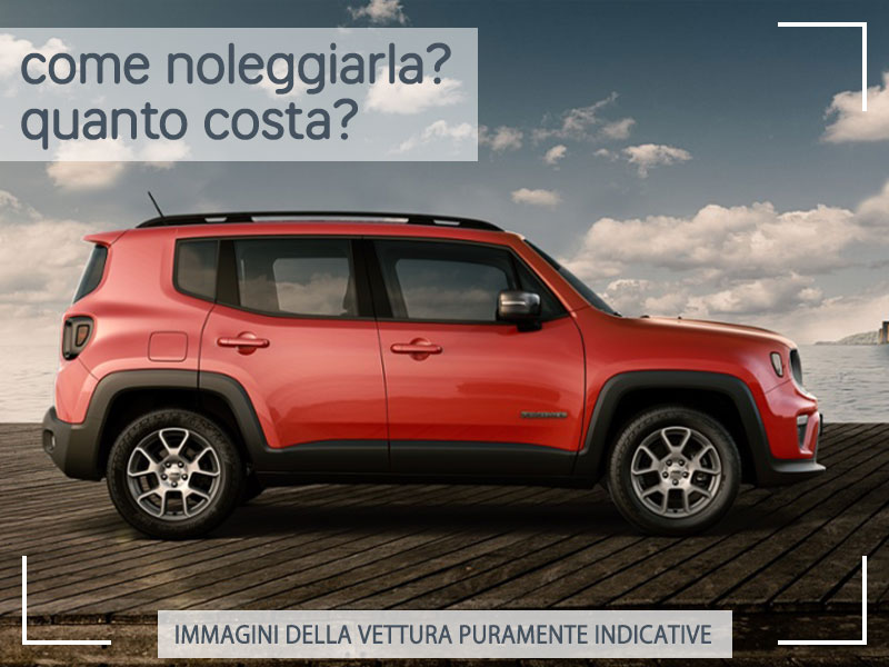 Offerta SUV e CrossOver Noleggio auto in promozione: JEEP RENEGADE 1.5 T4 MHEV DDCT = l'offerta speciale del broker Medicredit Rent, con tariffa scontata Ibrida - benzina (MHEV)  foto 1
