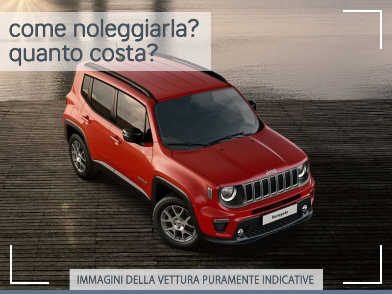 Offerta SUV e CrossOver Noleggio auto in promozione: JEEP RENEGADE 1.5 T4 MHEV DDCT = l'offerta speciale del broker Medicredit Rent, con tariffa scontata Ibrida - benzina (MHEV)  foto 2