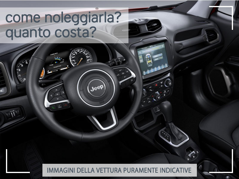 Offerta SUV e CrossOver Noleggio auto in promozione: JEEP RENEGADE 1.5 T4 MHEV DDCT = l'offerta speciale del broker Medicredit Rent, con tariffa scontata Ibrida - benzina (MHEV)  foto 6
