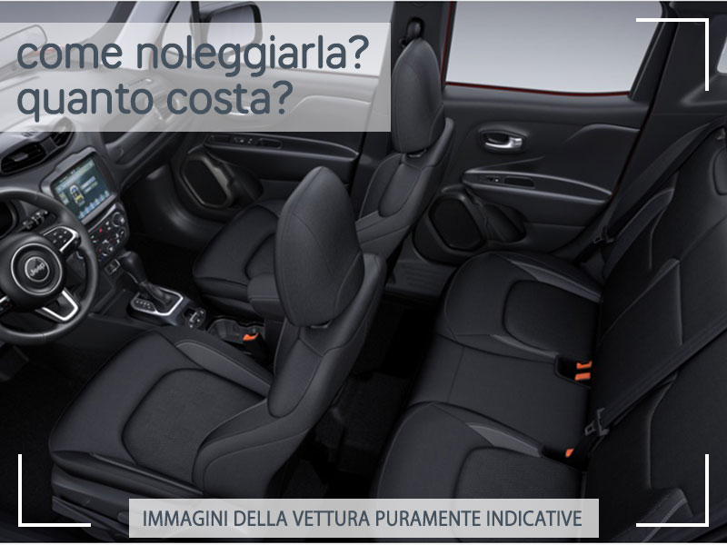 Offerta SUV e CrossOver Noleggio auto in promozione: JEEP RENEGADE 1.5 T4 MHEV DDCT = l'offerta speciale del broker Medicredit Rent, con tariffa scontata Ibrida - benzina (MHEV)  foto 8