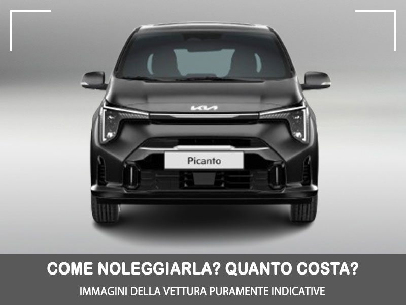 Offerta City car Noleggio auto in promozione: KIA PICANTO 1.0 MPi Urban = l'offerta speciale del broker Medicredit Rent, con tariffa scontata Benzina  foto 3