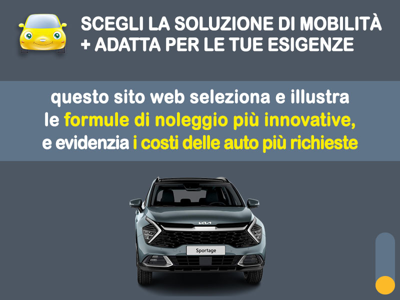 Offerta SUV e CrossOver Noleggio lungo termine KIA SPORTAGE: l'offerta di MT Motors con valutazione dello scoring finanziario più flessibile Ibrida - diesel (MHEV)  foto 1