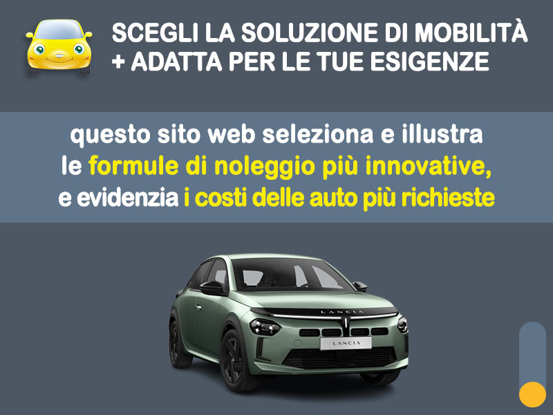 Offerta Berlina Noleggio lungo termine LANCIA YPSILON ibrida: l'offerta di MT Motors con valutazione dello scoring finanziario più flessibile Ibrida - benzina (MHEV)  foto 1