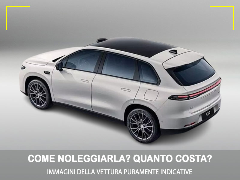 Offerta SUV e CrossOver Noleggio auto in promozione: LEAPMOTOR C10 REEV = l'offerta speciale del broker Medicredit Rent, con tariffa scontata REEV  foto 1