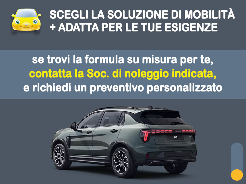 Offerta SUV e CrossOver LYNK & CO 01 1.5 PHEV: la quotazione più aggiornata del broker Medicredit Rent per il noleggio a lungo termine [febbraio 2026] Plug-in Hybrid  foto 3