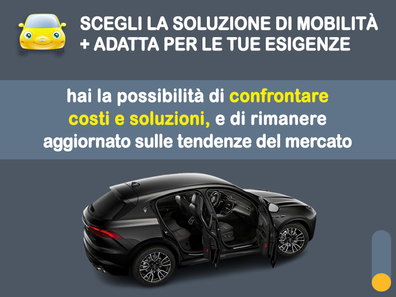 Offerta SUV e CrossOver noleggio MASERATI GRECALE 2.0 MHEV Q4 auto: offerta promo Take Away in pronta consegna con la formula speciale 