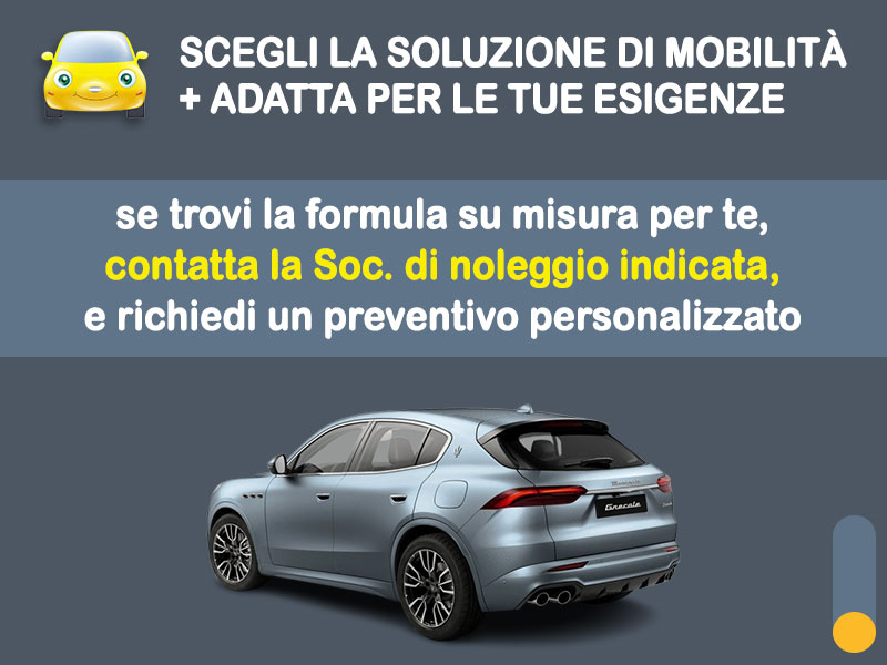 Offerta SUV e CrossOver Noleggio lungo termine MASERATI GRECALE 2.0 MHEV Q4 auto: l'offerta di MT Motors con valutazione dello scoring finanziario più flessibile Ibrida - benzina (MHEV)  foto 3