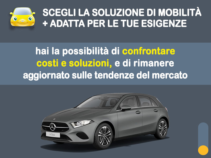 Offerta Berlina Noleggio MERCEDES-BENZ Classe A 180 D - promo PREMIUM: l'offerta speciale di Medicredit Rent con canone scontato [aprile 2026] Diesel  foto 2
