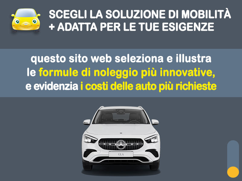 Offerta SUV e CrossOver Noleggio MERCEDES-BENZ GLA 200d - promo PREMIUM: l'offerta speciale di Medicredit Rent con canone scontato [aprile 2026] Diesel  foto 1